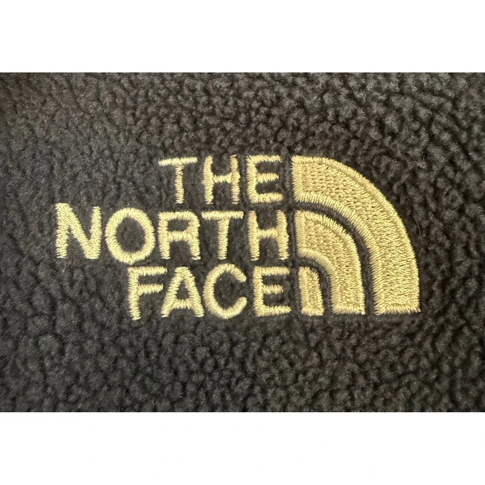 The North Face Mens M Navy Full Zip Fleece Jacket Mock Neck